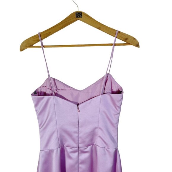 y2k Vintage Nicole Miller NY Pink Purple Formal Prom Dress Evening Gown Size 4 - Picture 7 of 11